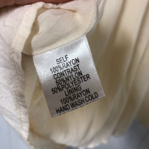 Cotton Candy Cream Boho Floral Mini Dress - Picture 4 of 5